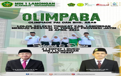 Empat Siswa MIN 1 Lamongan Lolos Olimpiade PAI dan Bahasa Arab Tingkat Kabupaten, Siap Melaju ke Provinsi